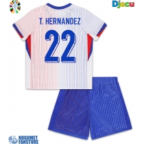 Francuska Theo Hernandez #22 Gostujuci Dres za djecu EP 2024 Kratak Rukav (+ Kratke hlače)